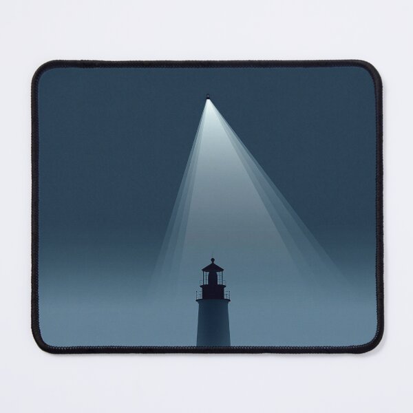 Item preview, Lighthouse Beam in Misty Night designed and sold by Visual Foundry.