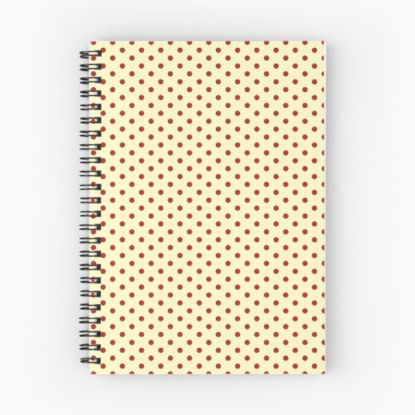 Item preview, Lemon Chiffon Yellow and Red Mini Polka Dots designed and sold by Jeallan Designs.