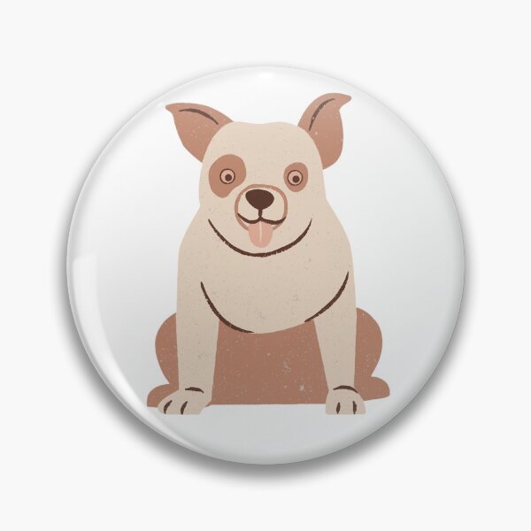 Item preview, Cute Happy Dog Illustration - Textured Aesthetic Art designed and sold by zelinora.