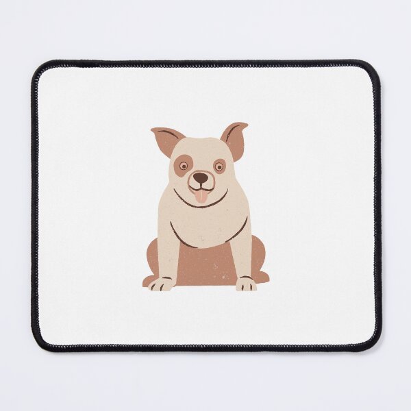 Item preview, Cute Happy Dog Illustration - Textured Aesthetic Art designed and sold by zelinora.