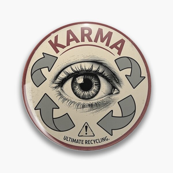 Item preview, Karma Sticker designed and sold by NiftyGifty4U.