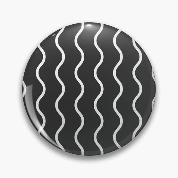 Item preview, Charcoal And White Waves Pattern designed and sold by pattern-archive.