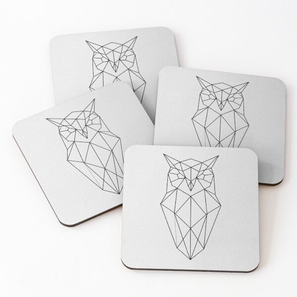 Item preview, Geometric Owl Line Art Minimalist designed and sold by Visual Foundry.