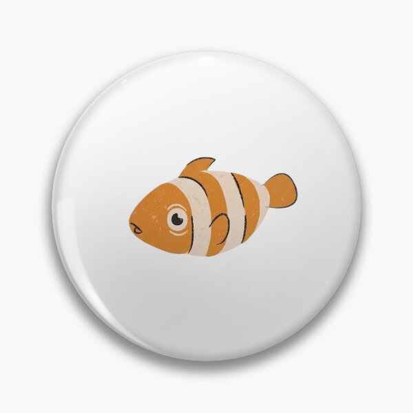 Item preview, Minimalist Orange Clownfish - Cute Sea Life Illustration designed and sold by zelinora.