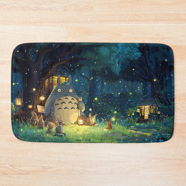 Item preview, Cute kawaii art  [[rTOTOROss]] night -%[ghiblis]%- on forest aways  designed and sold by huaishen89.