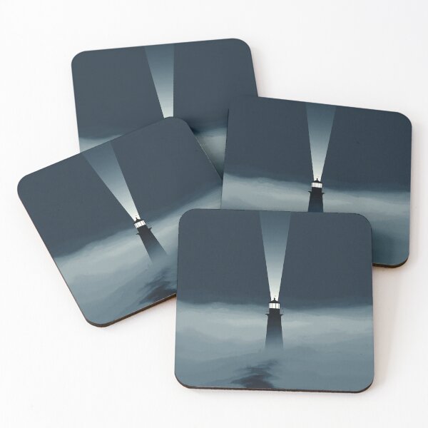 Item preview, Lighthouse Beam Through Misty Fog designed and sold by Visual Foundry.