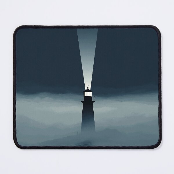Item preview, Lighthouse Beam Through Misty Fog designed and sold by Visual Foundry.
