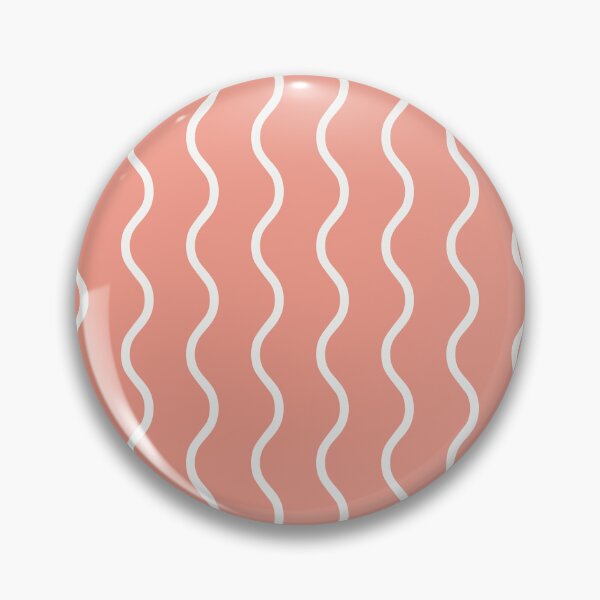 Item preview, Coral And White Waves Pattern designed and sold by pattern-archive.