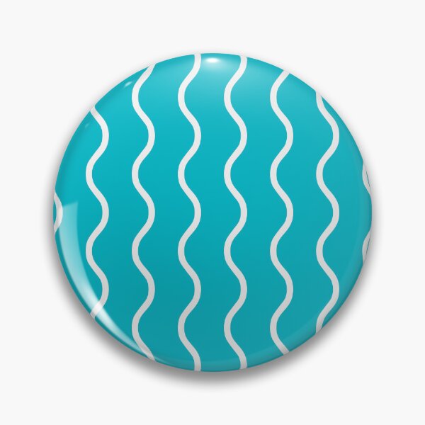 Item preview, Cyan And White Waves Pattern designed and sold by pattern-archive.