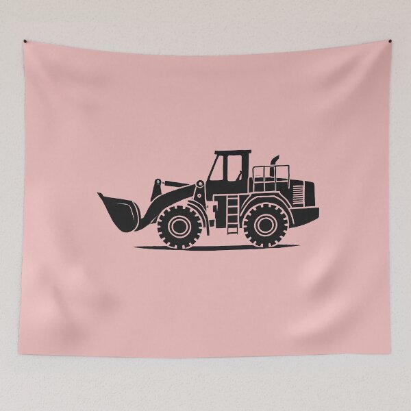 Item preview, Classic Wheel Loader Silhouette designed and sold by quigeebo designs.