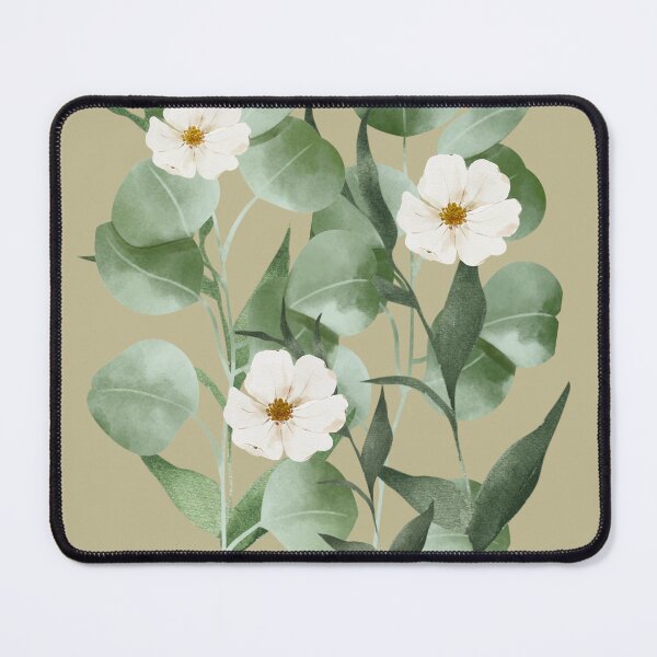 Item preview, Soft Sage Eucalyptus & White Floral Botanical designed and sold by Creativ_Design.