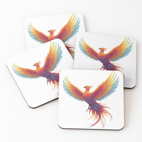 Item preview, Colorful Phoenix Bird designed and sold by NourHuda.