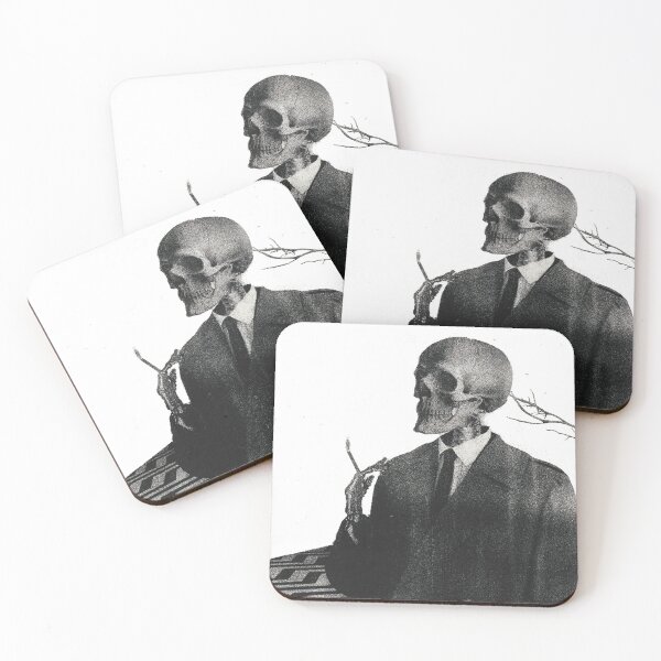 Item preview, smoking skeleton designed and sold by bandarartisan.