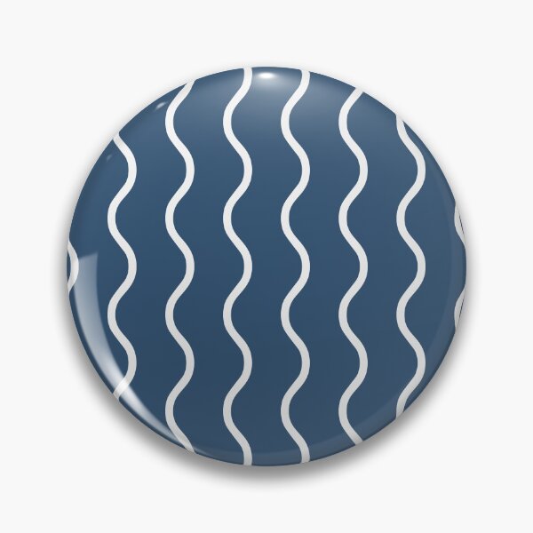 Item preview, Denim And White Waves Pattern designed and sold by pattern-archive.