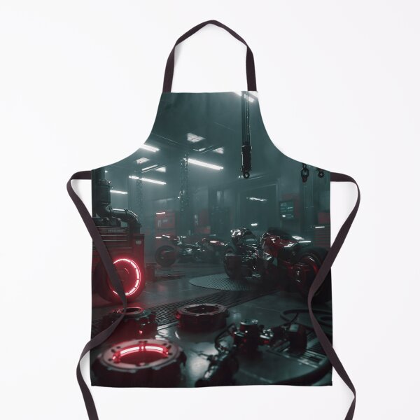 Item preview, Cyberpunk Garage Neon Motorcycles designed and sold by Visual Foundry.