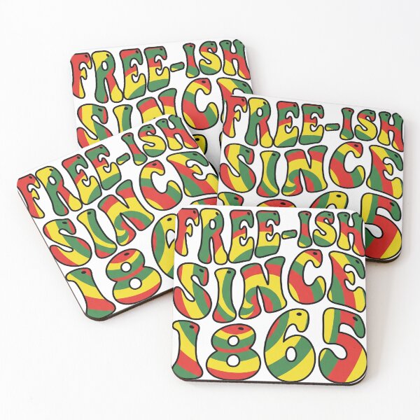 Item preview, Free-ish Since 1865 Groovy Juneteenth Typography designed and sold by TeNovaStudio.