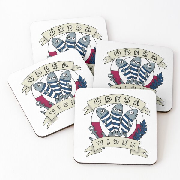 Item preview, Odesa Vibes – Funny Ukrainian Maritime Retro Fish Art designed and sold by MyxaART.