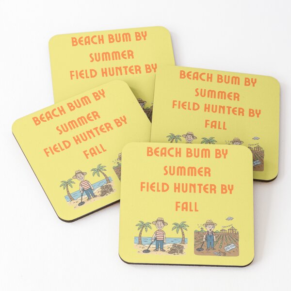Item preview, Beach Bum By Summer, Field Hunter By Fall Funny Tee For Metal Detectorists designed and sold by WearFine.