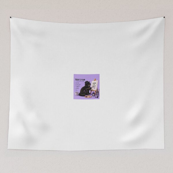 Item preview, Doing My Best Artist Cat designed and sold by LovelyCatGalaxy.