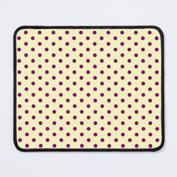 Item preview, Lemon Chiffon Yellow and Purple Mini Polka Dots designed and sold by Jeallan Designs.