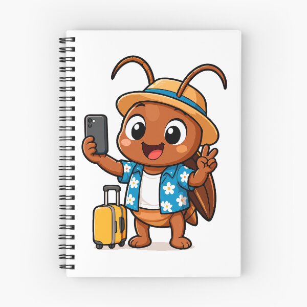 Item preview, Cute Traveling Ant Selfie Cartoon designed and sold by Krincydigitalart.