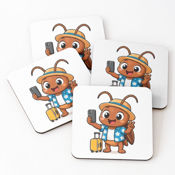 Item preview, Cute Traveling Ant Selfie Cartoon designed and sold by Krincydigitalart.