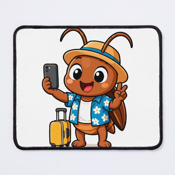 Item preview, Cute Traveling Ant Selfie Cartoon designed and sold by Krincydigitalart.