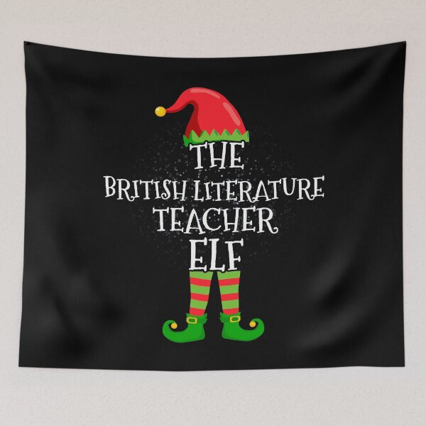 Item preview, British Literature Teacher Elf Family Matching Christmas Group designed and sold by CosmoKitsch.