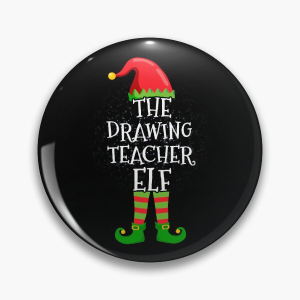 Item preview, Drawing Teacher Elf Family Matching Christmas Group designed and sold by CosmoKitsch.