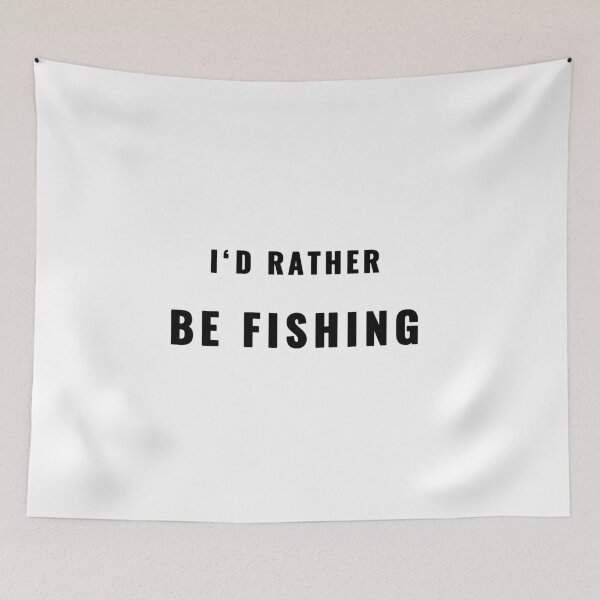 Item preview, I'd Rather Be Fishing Fishing Quote T-Shirt | Uncle Jichuan designed and sold by Uncle-Jichuan.