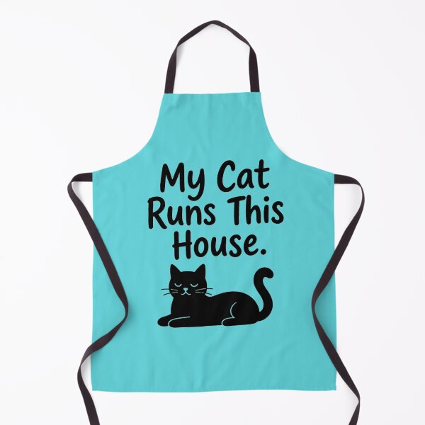Item preview, My Cat Runs This House – Funny Cat Lover Quote Design designed and sold by blankTeeShirt.