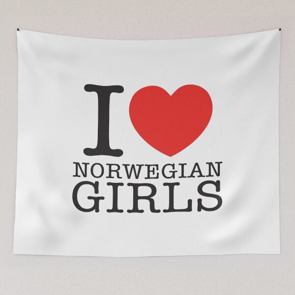 Item preview, I Love Norwegian Girls designed and sold by shitpostee.