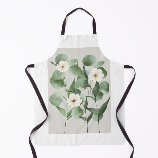 Item preview, Soft Eucalyptus & White Floral Botanical Illustration designed and sold by Creativ_Design.
