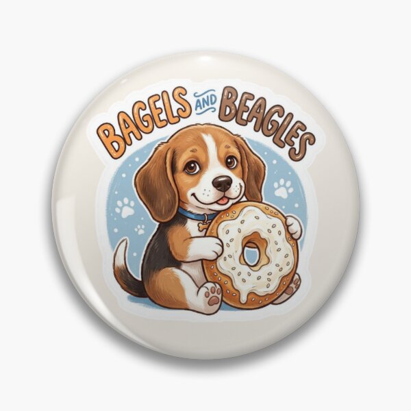 Item preview, Bagels and Beagles  designed and sold by The Salted Lime Cape Cod .