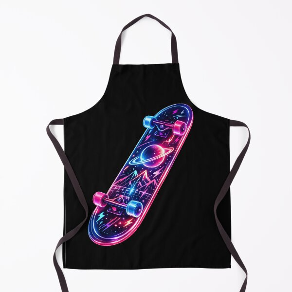 Item preview, Futuristic Neon Skateboard – Cyberpunk Glowing Skate Deck Design designed and sold by BoB-66.