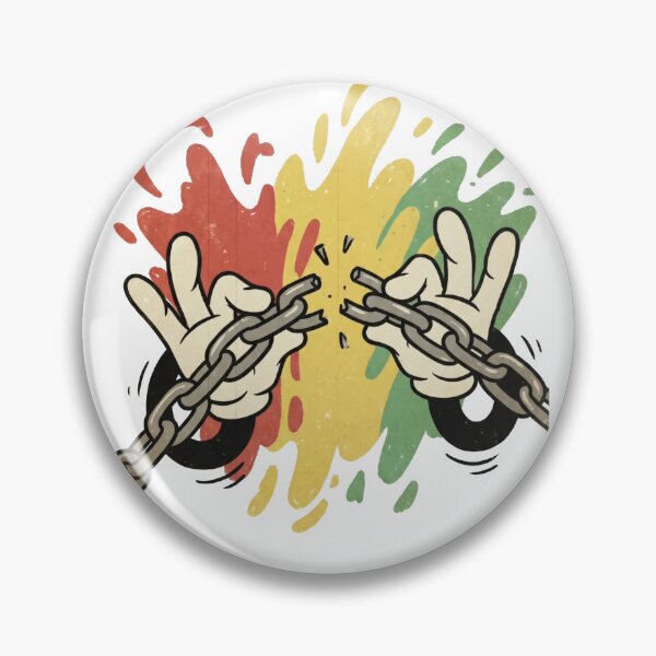Item preview, Juneteenth Broken Chains Rubber Hose Freedom designed and sold by TeNovaStudio.