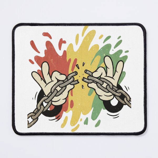Item preview, Juneteenth Broken Chains Rubber Hose Freedom designed and sold by TeNovaStudio.