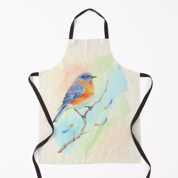 Item preview, Vibrant Bluebird Illustration designed and sold by dpesheva-art.