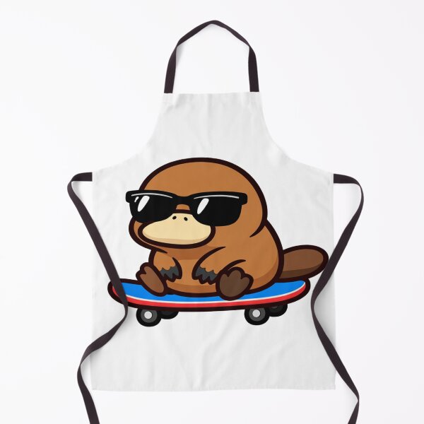 Item preview, Cool Platypus on a Skateboard Cute Cartoon Animal designed and sold by Owcomm.