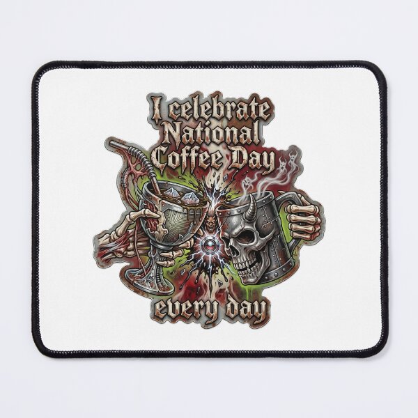 Item preview, National Coffee Day Celebration Sticker designed and sold by SignalStatic.