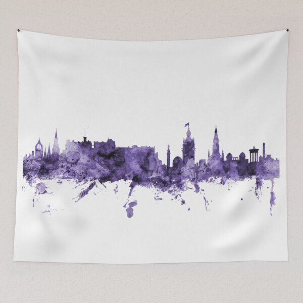 Item preview, Edinburgh Scotland Skyline designed and sold by ArtPrints.