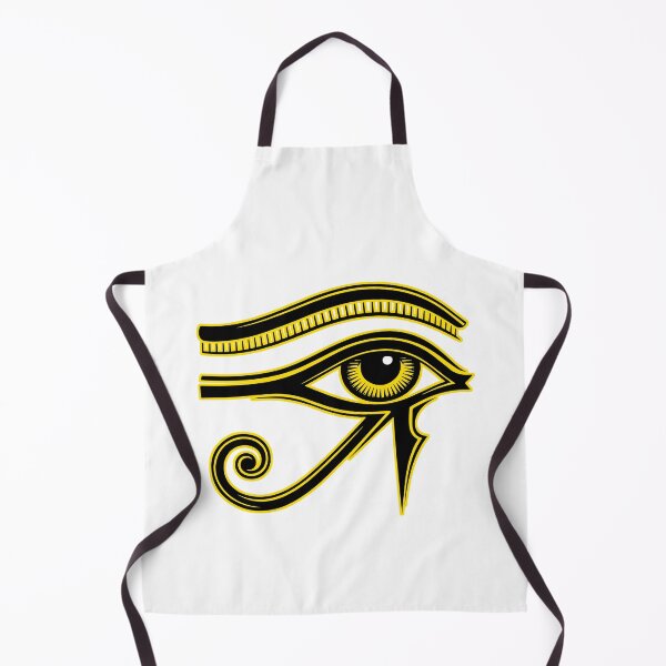 Item preview, Gold Eye of Horus Ancient Egyptian Luxury Outline Graphic Art designed and sold by FlatInkStudio.