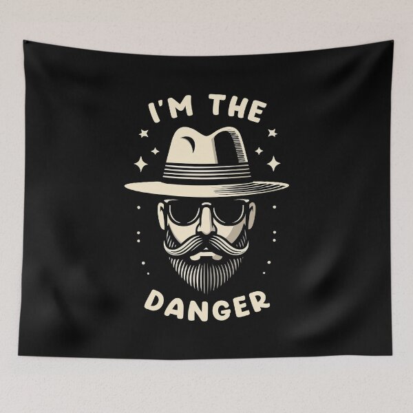 Item preview, I’m The Danger – Bold Gangster Attitude Statement designed and sold by Scaryzz.
