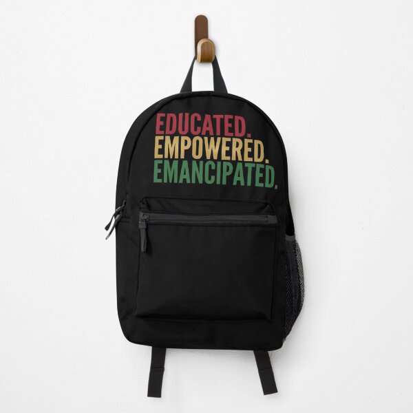 Item preview, Educated Empowered Emancipated Typography Juneteenth designed and sold by TeNovaStudio ⭐⭐⭐⭐⭐.