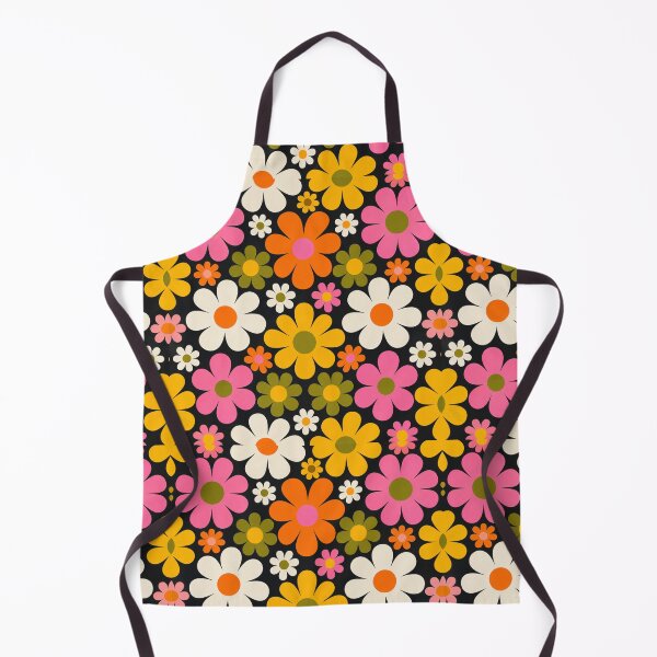 Item preview, Retro Mod Daisy Flat Graphic Seamless Pattern designed and sold by Inkworksbyshery.