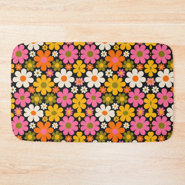 Item preview, Retro Mod Daisy Flat Graphic Seamless Pattern designed and sold by Inkworksbyshery.