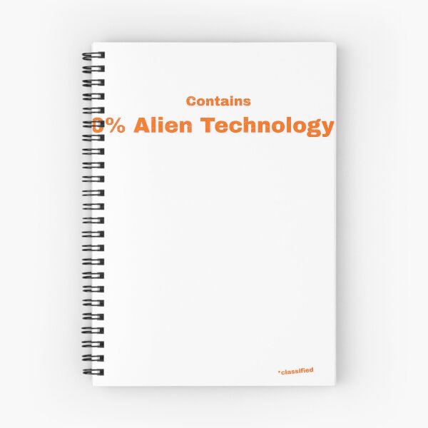 Item preview, Contains 0% Alien Technology designed and sold by Pop, Culture and Stuff.