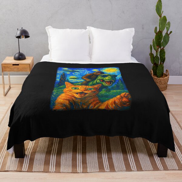 Item preview, Cat T-Rex Bigfoot UFO Selfie designed and sold by FrankIsabel.