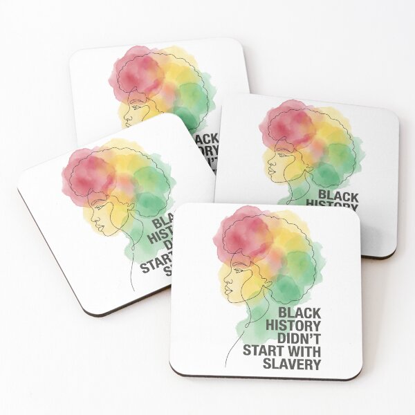 Item preview, Black History Line Art Watercolor Afro Juneteenth designed and sold by TeNovaStudio.