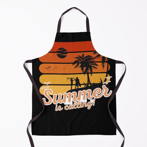 Item preview, Summer Is Calling Retro Sunset - Vintage Beach Surfing Art designed and sold by thazinart.